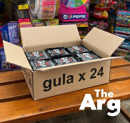 GULA Dark Chocolate Alfajores with Dulce de Leche | 24 Pack (72g Each) Authentic Argentine Cookies