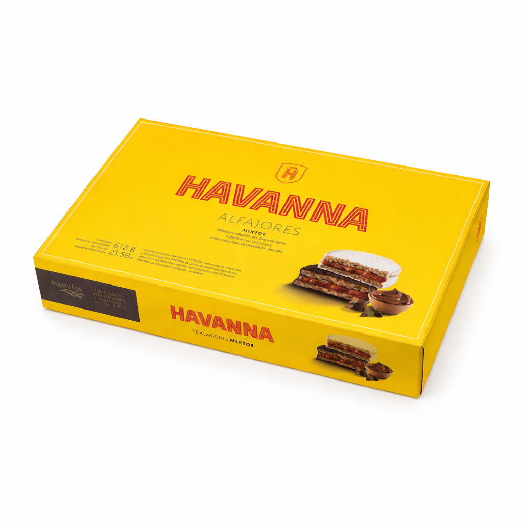 Havanna Mixed Alfajores Box – Chocolate & Sugar Coated (12 Pack, 612g / 21.5 oz)