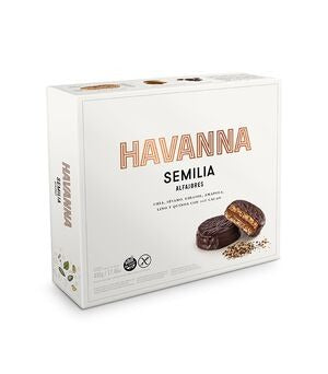 Alfajor "Havanna" Semilia  with Seeds Gluten Free 9u 495g / 1.09 lb