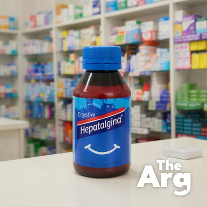 Hepatalgina Natural Digestive Drops After Meals | Herbal Formula with Artichoke Boldo and Menthol 120ml