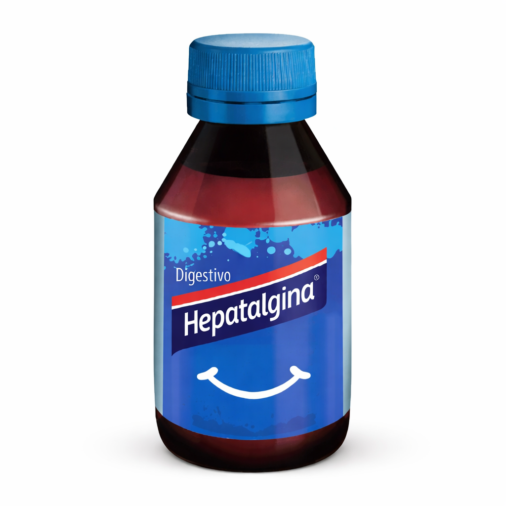 Hepatalgina Natural Digestive Drops After Meals | Herbal Formula with Artichoke Boldo and Menthol 120ml
