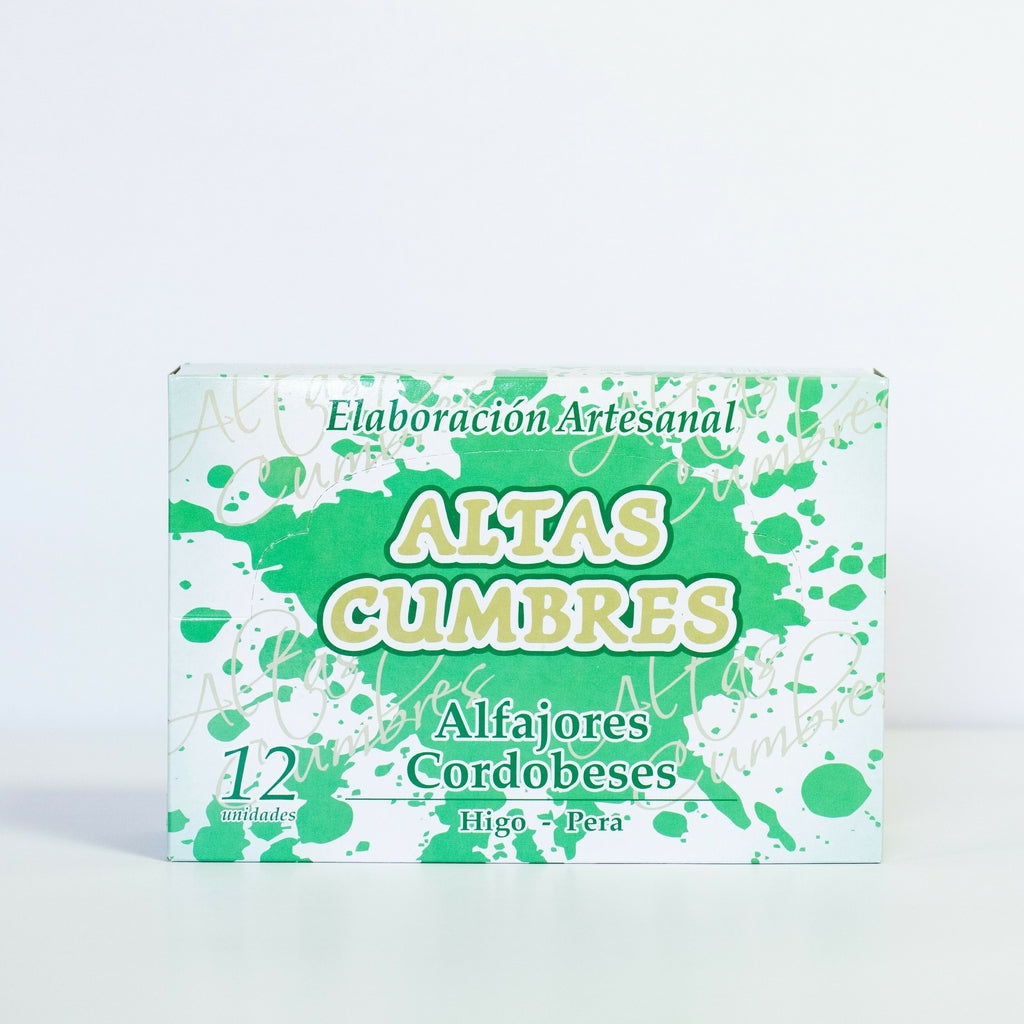 Altas Cumbres - Artisanal Alfajores Filled with Fig & Pear – 12u. 800g / 1.76lb