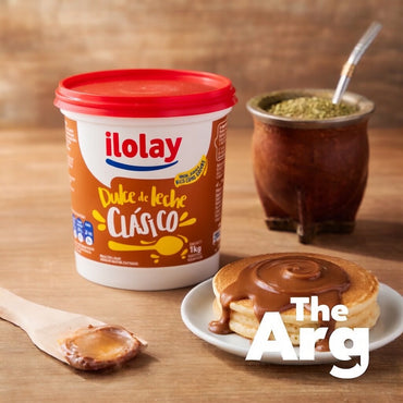 Ilolay Dulce de Leche Classic Spread 1kg (2.2 lb) | Gluten-Free Argentine Milk Caramel