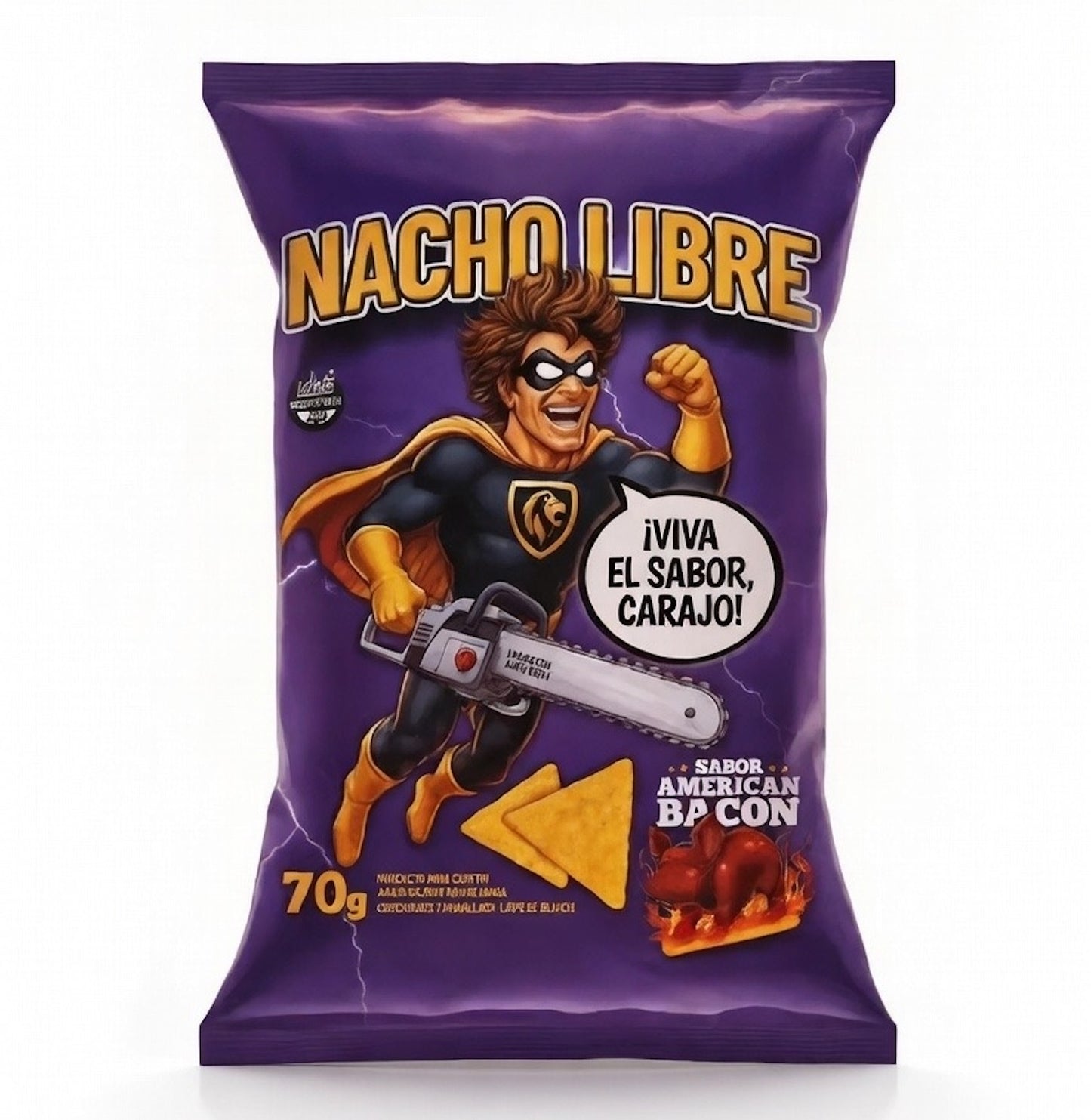 Maixanas Nacho Libre American Bacon Gluten-Free Nachos (70 g)