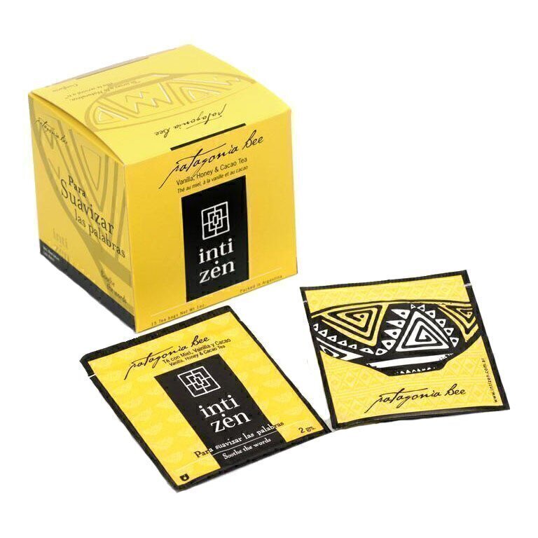 Inti Zen Patagonia Bee - Infusion of Honey, Vainilla and Cacao (box of 15 tea bags)