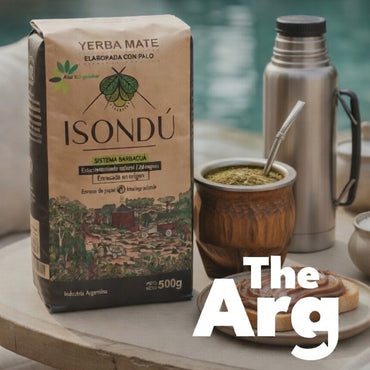 Isondu Barbacuá Yerba Mate 500 g Argentine Smoked Mate Tea