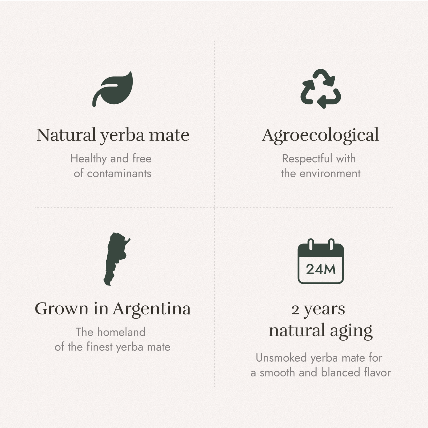 JASY Yerba Mate Tea – Agroecological, Naturally Aged 24 Months, Unsmoked