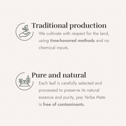JASY Yerba Mate Tea – Agroecological, Naturally Aged 24 Months, Unsmoked