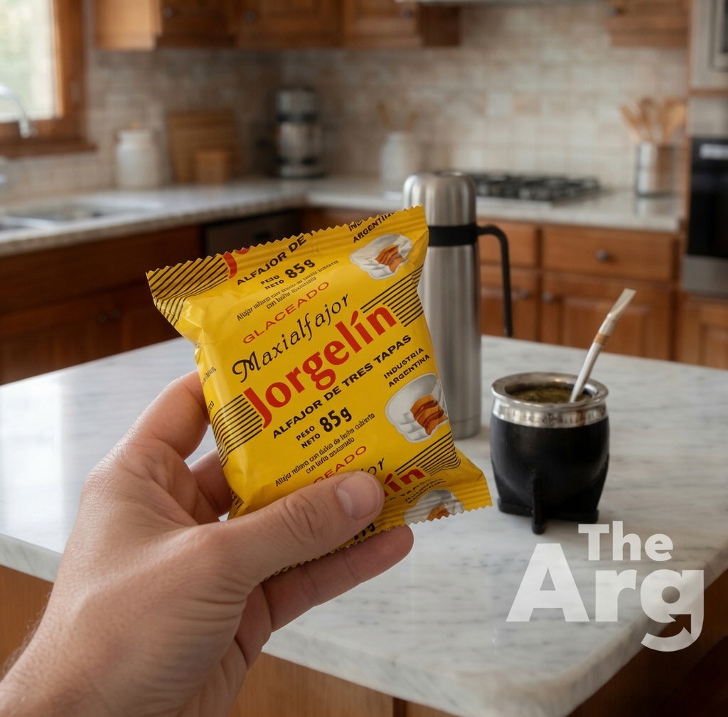 Jorgelín Alfajor Sugar Coated Triple Cookie with Dulce de Leche 85g