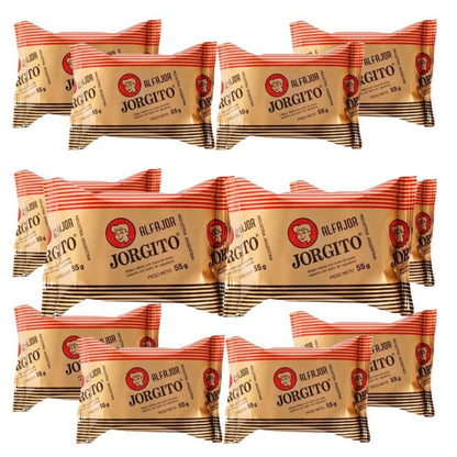 Alfajor Jorgito Filled with Milk Caramel and Chocolate Coating 55g / 1.94 oz (Pack of 12u.)