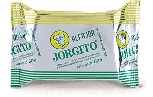 Alfajor "Jorgito" Filled with Milk Caramel and Italian Merengue Coating 1u 50g / 1.76oz