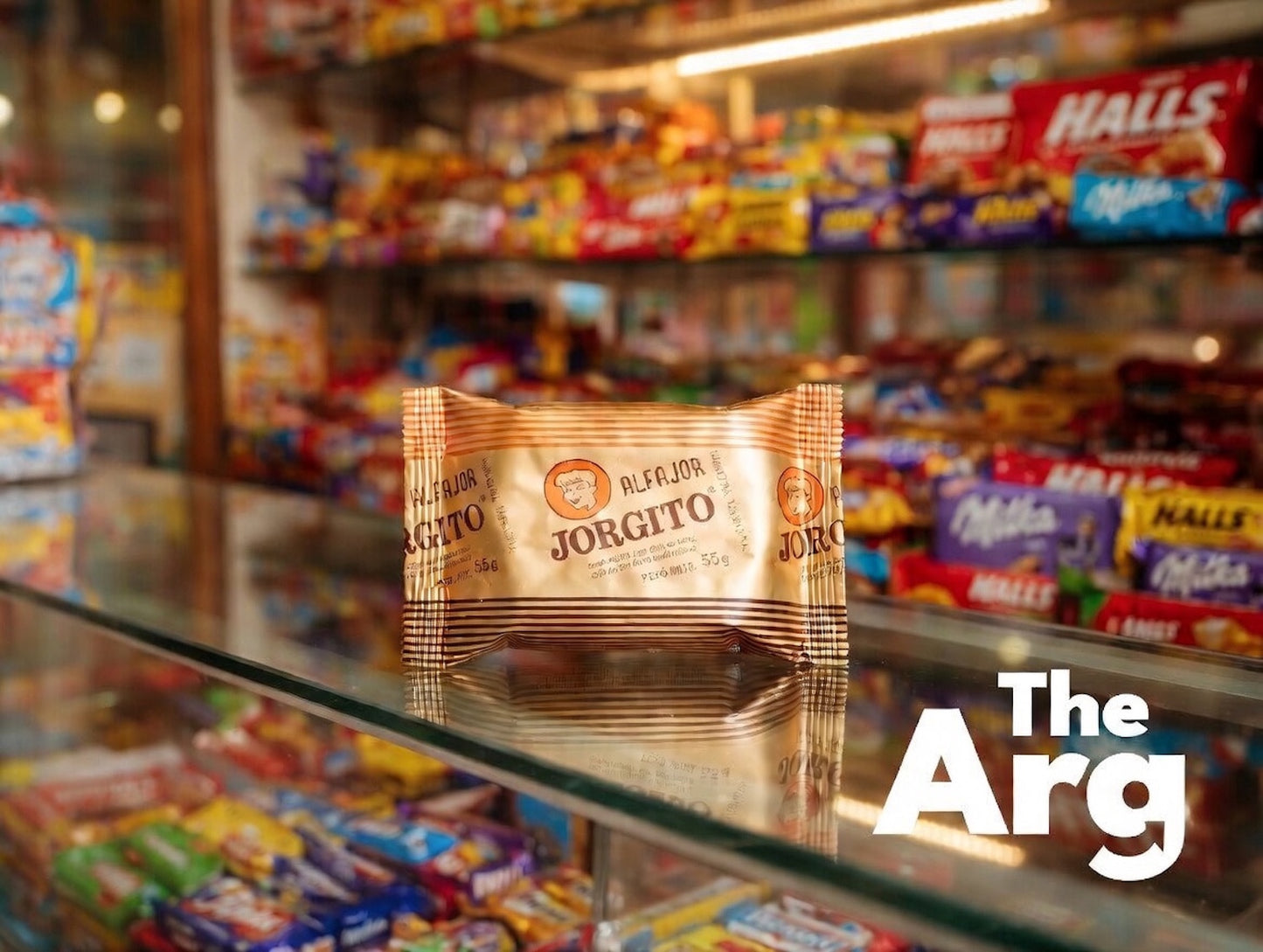 Jorgito Chocolate Alfajor with Dulce de Leche 55g – Classic Argentine Cookie