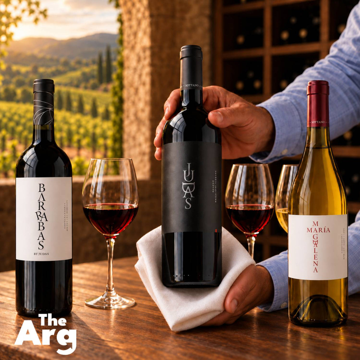 Los Bíblicos Wine Collection | Judas, María Magdalena & Barrabás