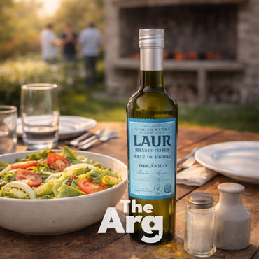 Laur Organic Extra Virgin Olive Oil 500ml (16.9 fl oz) – Cruz de Piedra Blend | Premium Argentine EVOO from Mendoza