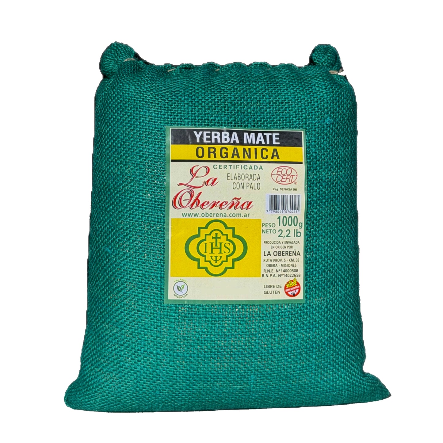 La Obereña Organic Yerba Mate | 1 kg (2.2 lb)
