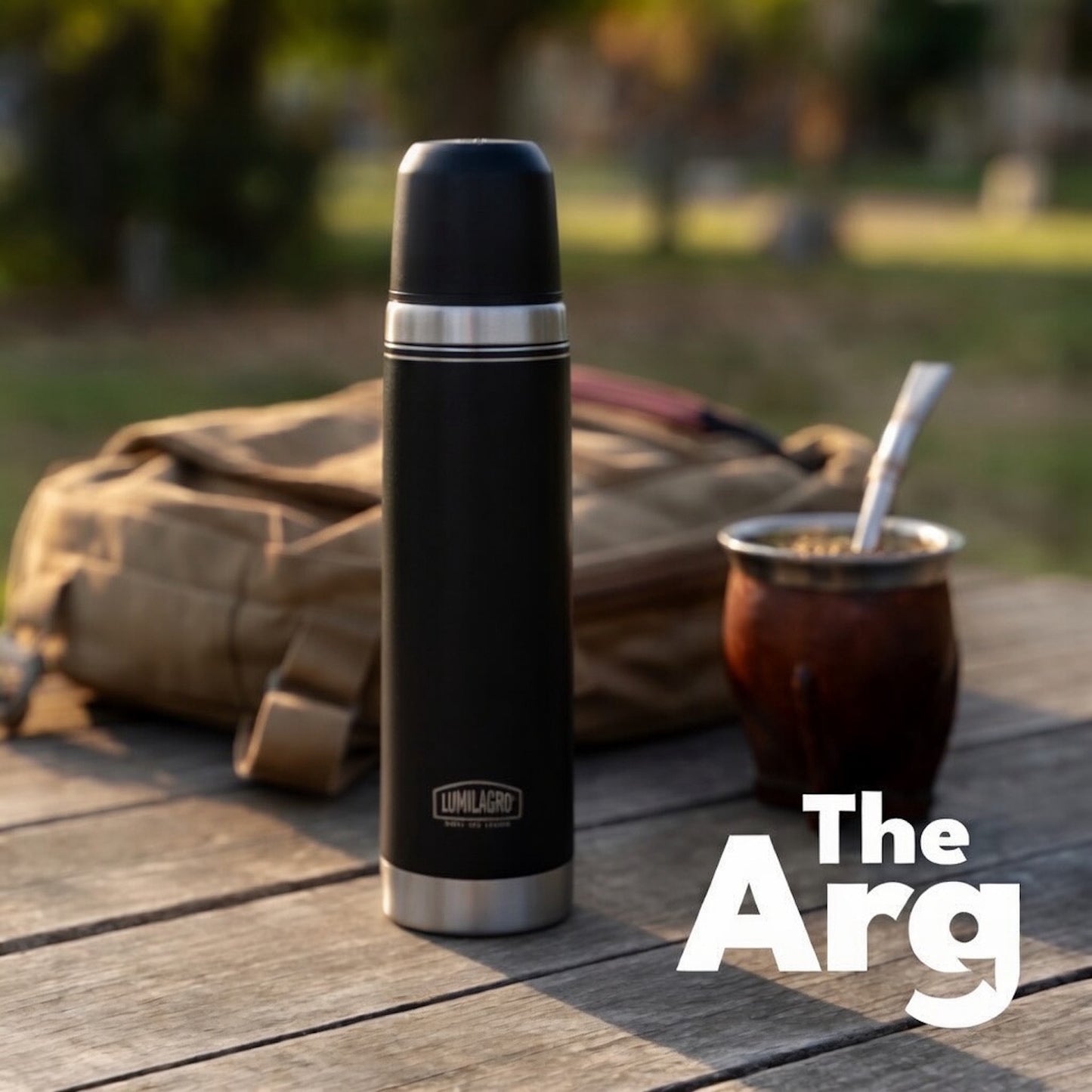 Lumilagro Luminox Thermos 1 L / 33.8 oz | Thermal Flask for Mate