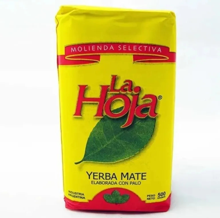 La Hoja Yerba Mate Traditional with Stems 500 g / 1.1lb