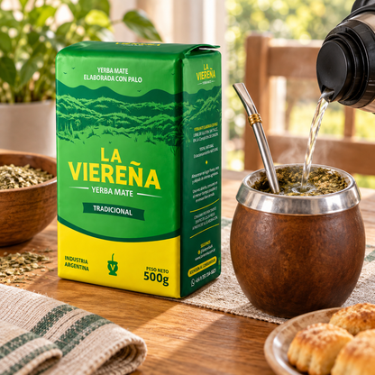 SALE La Viereña Traditional Yerba Mate with Stems – 500g (17.6 oz)
