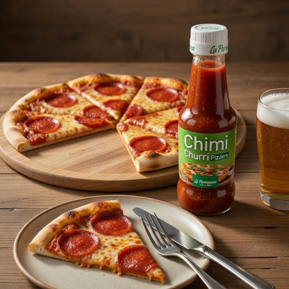 La Parmesana Chimichurri Pizzero – Argentine Pizza Sauce (300 g / 12.3 oz)