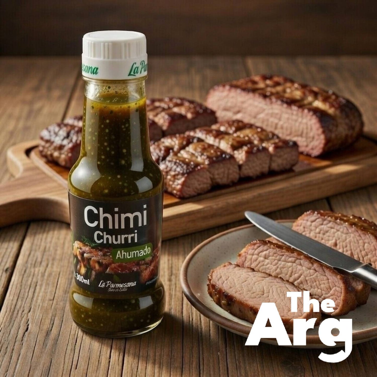 La Parmesana Smoked Chimichurri Sauce – Argentine Ahumado (300 g / 12.3 oz)