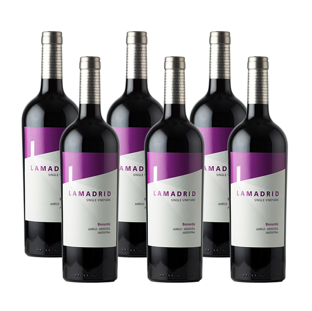 Lamadrid Clasico Bonarda 750 ml (box of 6 Bottles).