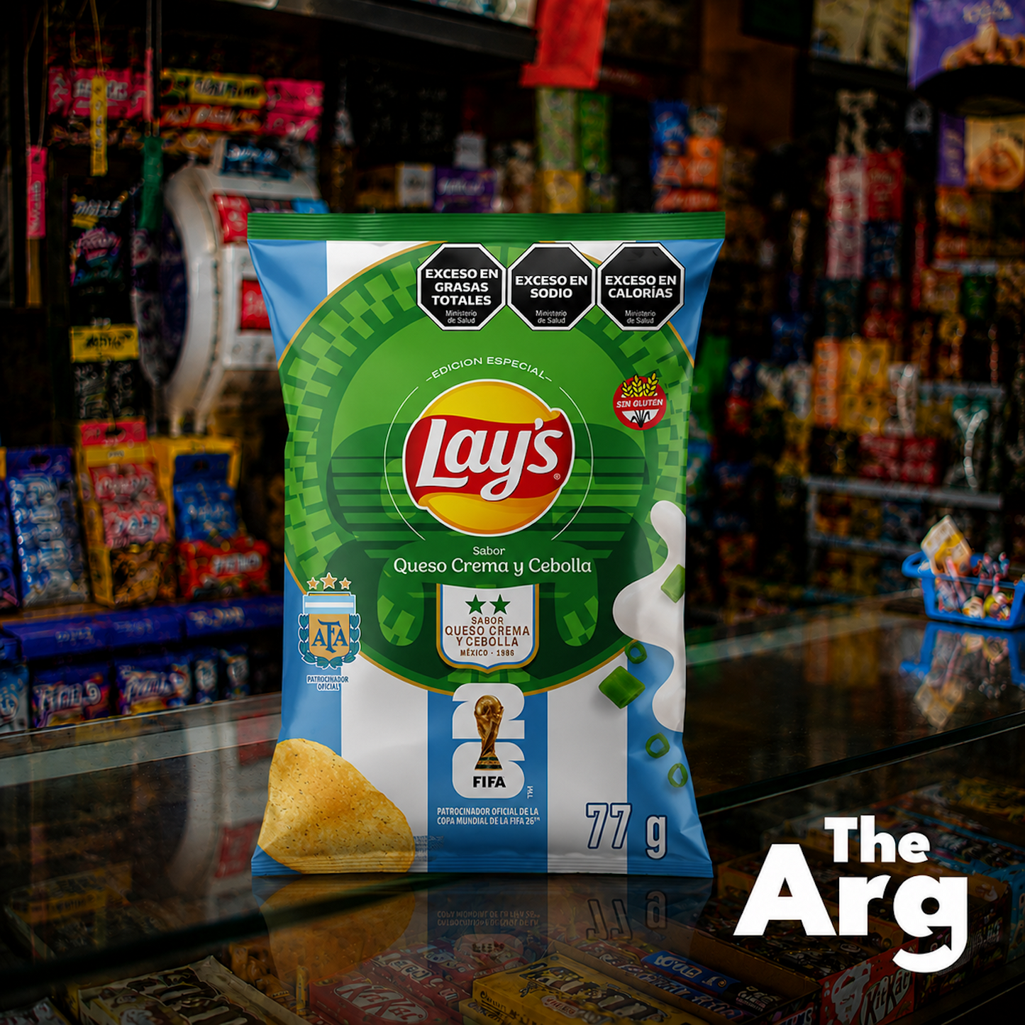 Lay’s Cream Cheese & Onion Potato Chips 77 g