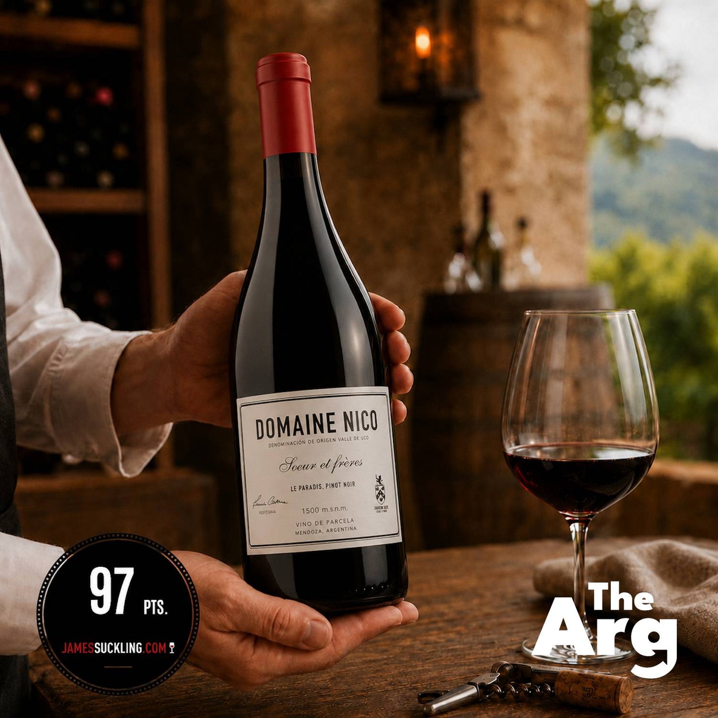 Domaine Nico Le Paradis Pinot Noir 750ml | Premium Argentine Pinot Noir (Case of 6 bottles)