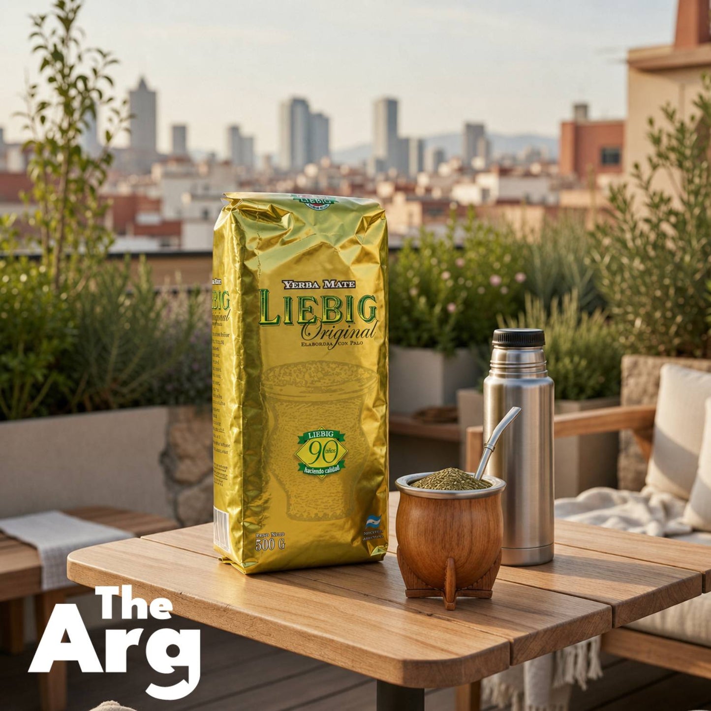 Yerba Mate Liebig con Palitos 500 g / 1.1Lb