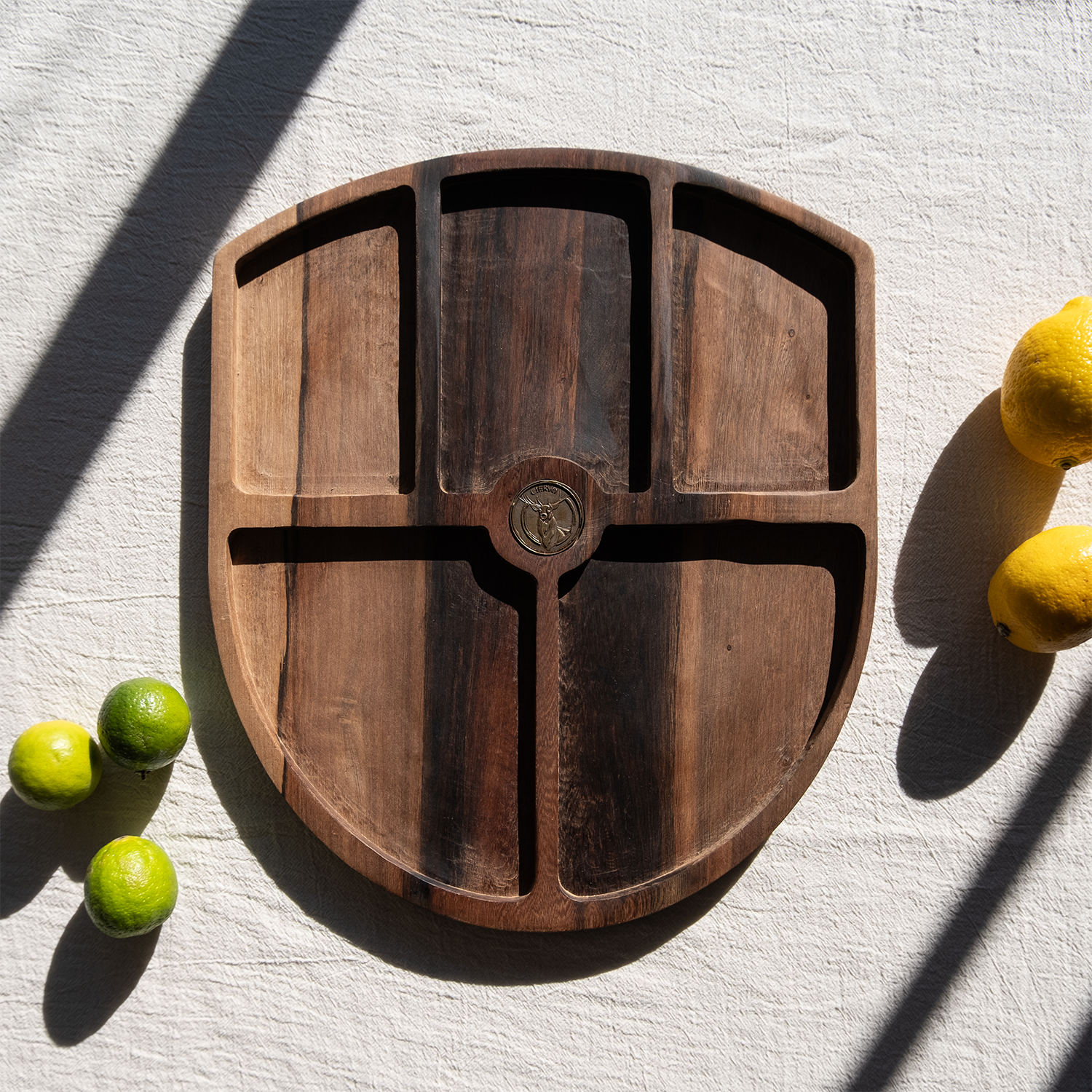 Pizza/Snack Dual-Use Board – Single-Piece Guayubira Wood