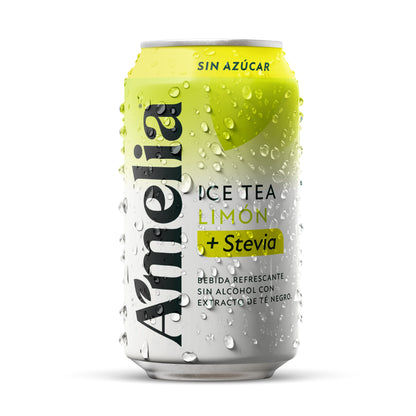 Amelia Ice Tea Lemon & Stevia | Sugar-Free Ready-to-Drink Iced Tea Six-Pack