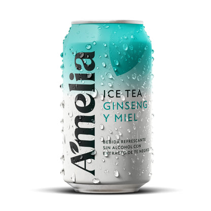 Amelia Ice Tea Ginseng & Honey | Ready-to-Drink Iced Tea Six-Pack