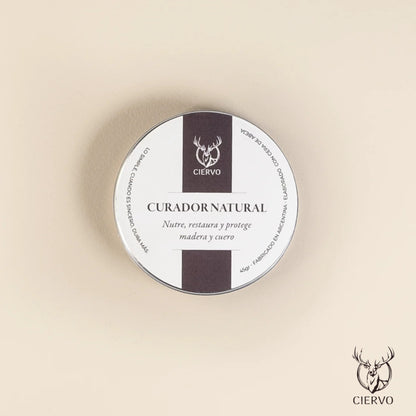 Ciervo Premium Food-Safe Beeswax Wood Conditioner & Polish– Natural Wood Care Balm (45g/1.6 oz)