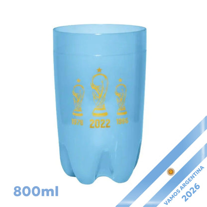 Argentina Plastic Fernet Cup 800ml Light Blue Party Cup