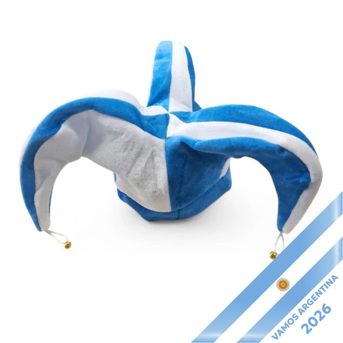 Argentina Harlequin Style Fan Helmet Cotton Hat for World Cup 2026