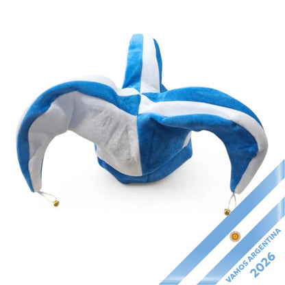 Argentina Harlequin Style Fan Helmet Cotton Hat for World Cup 2026