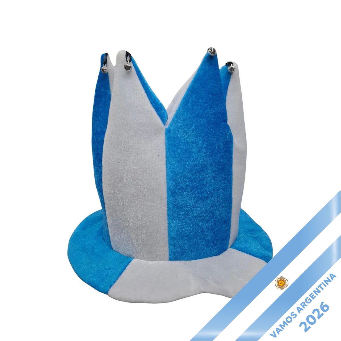 Argentina Spiked Champion Top Hat Cotton Fan Hat for World Cup 2026
