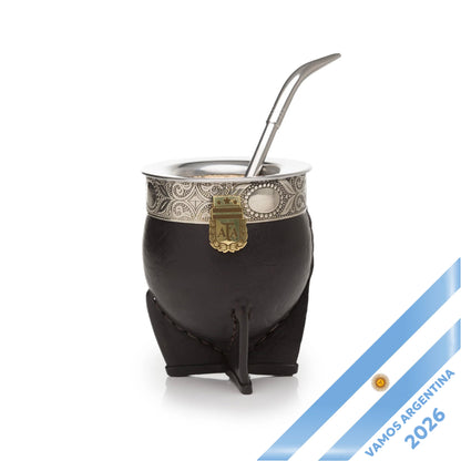 Messi World Cup Champion Imperial Mate Set with Pico de Loro Bombilla (Mate Straw) | Limited Edition