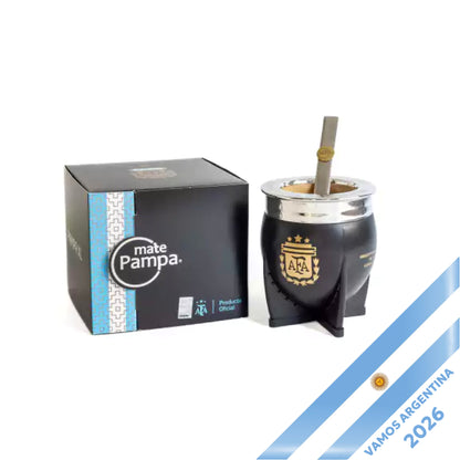 Argentina World Cup Champions Mate Set with Bombilla