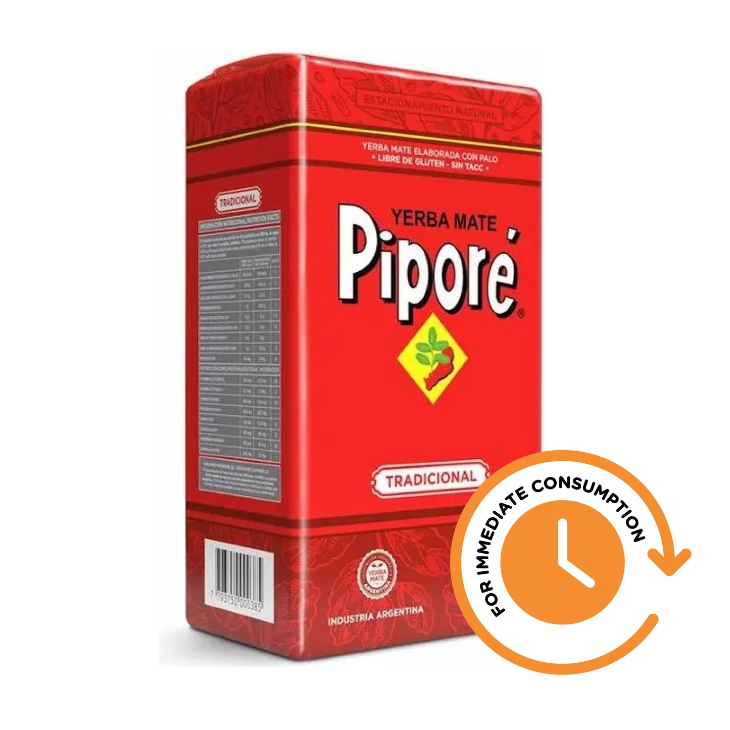 SALE Piporé Traditional Yerba Mate with Stems Gluten-Free 1000g/2.2lb