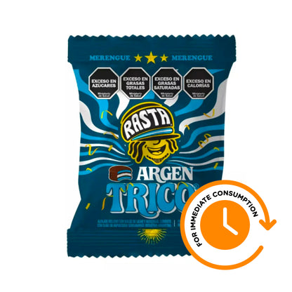 SALE Rasta Argentrico Triple Alfajor – Dulce de Leche & Meringue (100g)