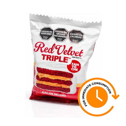 SALE Fantoche Triple Red Velvet Alfajor 100g