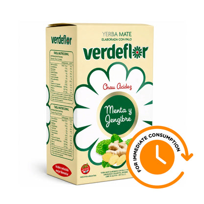 SALE Verdeflor Mint & Ginger Yerba Mate 500 g | Argentine Flavored Yerba Mate with Mint, Ginger & Poleo