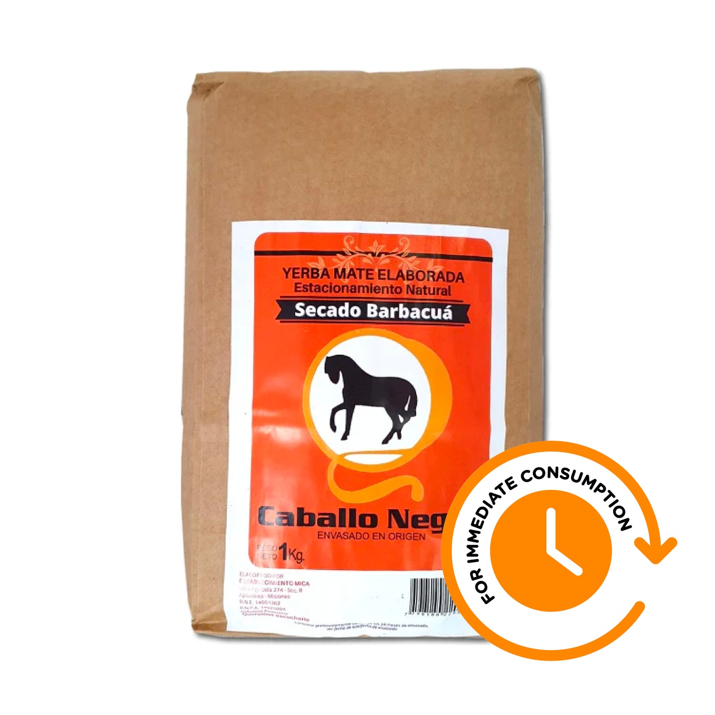 SALE Caballo Negro Yerba Mate Barbacuá 500g / 1.1 lb | Argentine Smoked Mate Tea