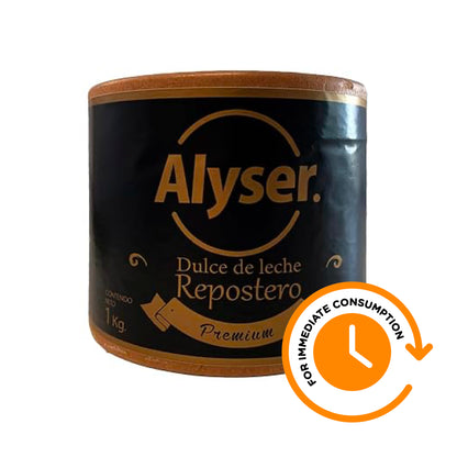 OFERTA Dulce de Leche Alyser Repostero Premium Bakery 1 kg / 2.2 lb