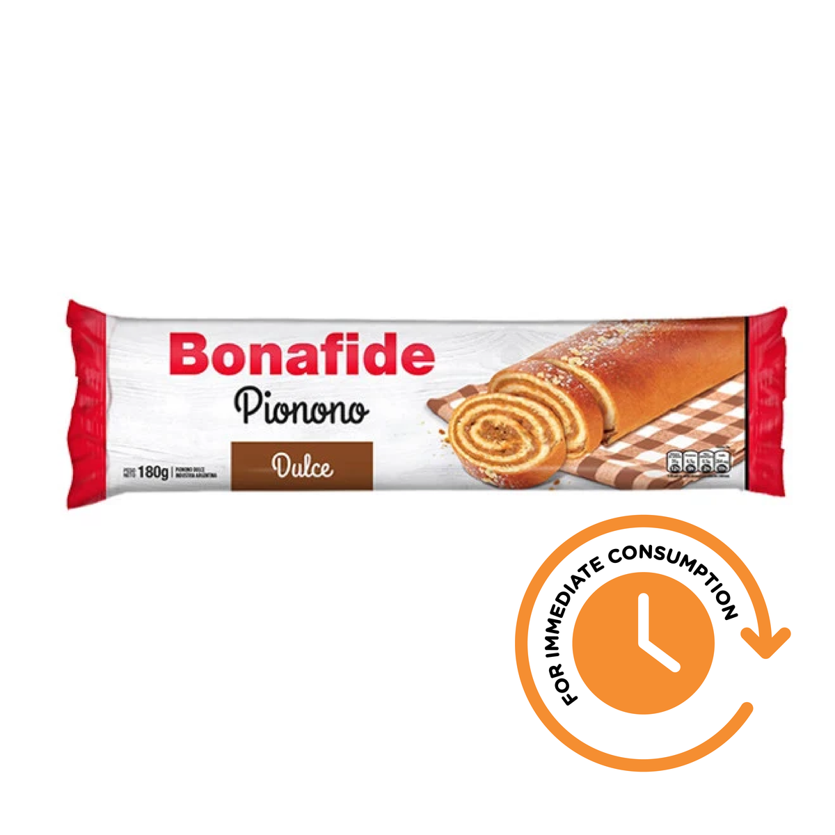 SALE Bonafide Sweet Pionono Vanilla Flavor | 180g Argentine Sponge Cake
