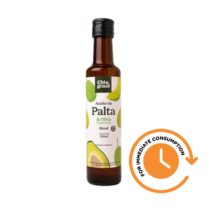 SALE CHIA GRAAL Avocado and Olive Oil Blend 100% Pure 250ml / 8.8 fl oz