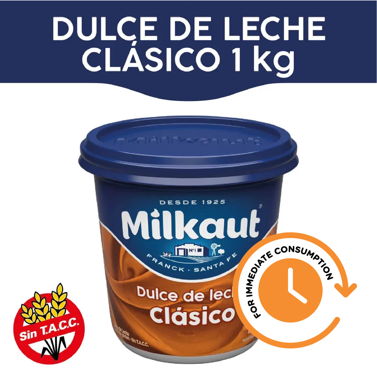 SALE Dulce de Leche Milkaut Classic 1 kg / 2.2 lb