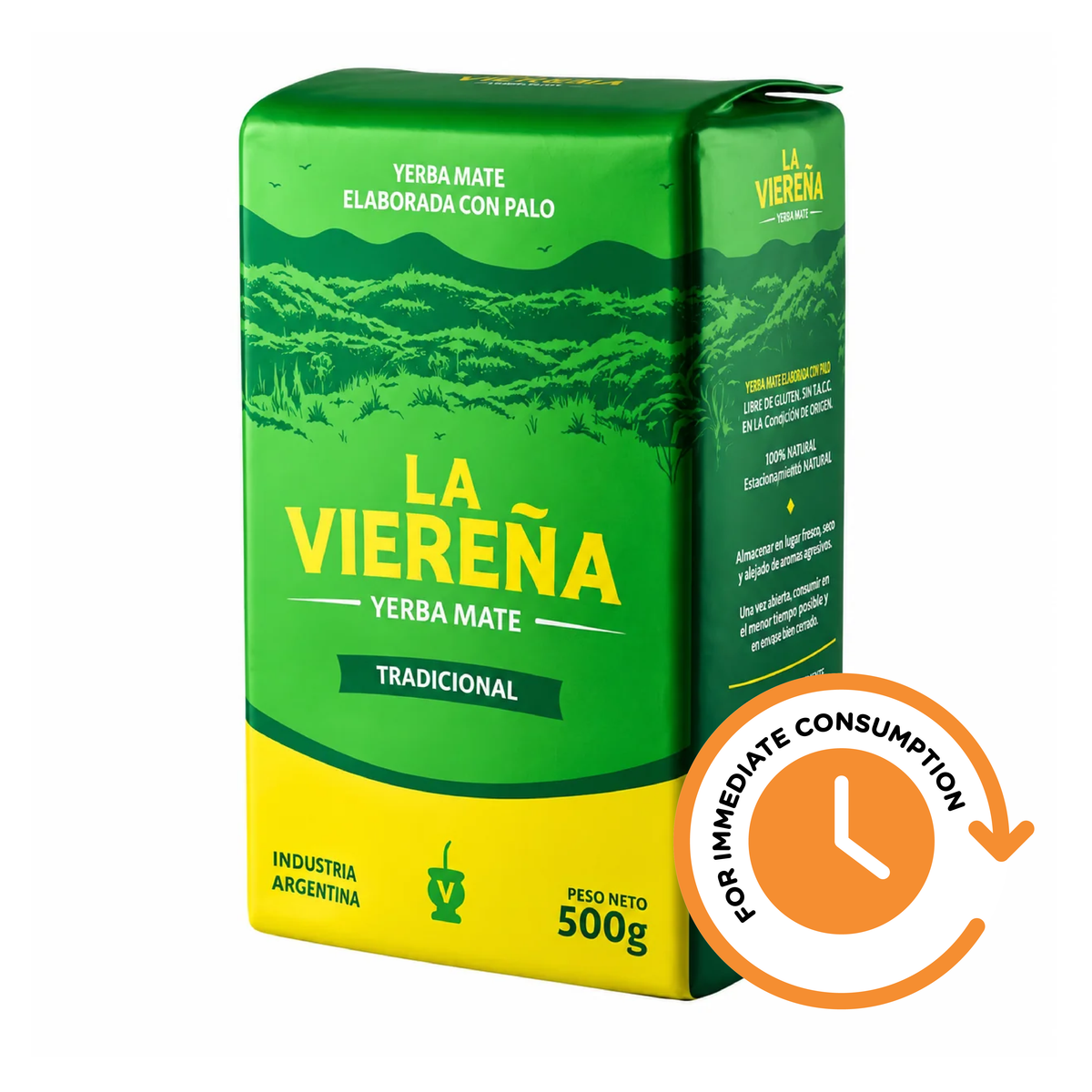 SALE La Viereña Traditional Yerba Mate with Stems – 500g (17.6 oz)