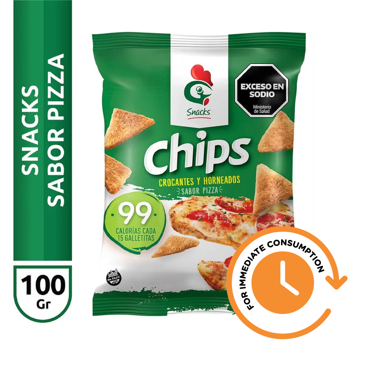 SALE Gallo Snacks Pizza Flavor Rice Snacks | 100g / 3.5 oz