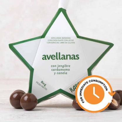 SALE Rapanui Hazelnut Star Christmas Chocolate